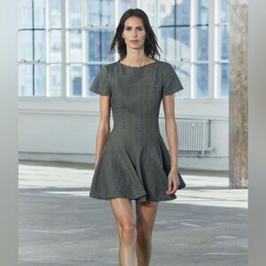 Zara Gray Flare Dress